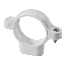 PIPE CLAMP  PL.40MM White (2TK)