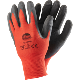 WORK GLOVES  COBRA 006 LATEKS/POLÜESTER  7