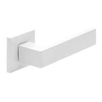 Door Handle Versa 512 Aluminum/White
