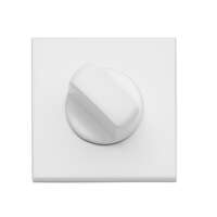 WC TURN KNOB  17 Q5+ 6MM RUUT White
