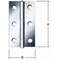 BUTT HINGE  100X52MM