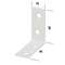 ANGLE BRACKET 40X15X2MM White ANGLE BRACKET 40X15X2MM White