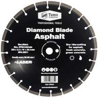 TEEMANTLÕIKEKETAS TAMO D300X25,4/22,2MM ASFALT