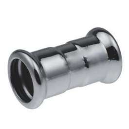 Steel press-fit pipe coupling 15 mm