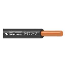 JUHE H07V-U 4,0mm BLACK 5M/RULL JUHE H07V-U 4,0mm BLACK 5M/RULL