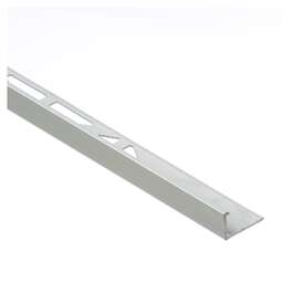 АЛЮМИНИЕВЫЙ УГЛОВОЙ ПРОФИЛЬ ДЛЯ ПЛИТКИ 10ММ L=2,50М СЕРЕБРО