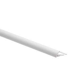 АЛЮМИНИЕВЫЙ КРОМОЧНЫЙ ОВАЛЬНЫЙ ПРОФИЛЬ 8ММ L=2,50М СЕРЕБРО