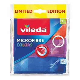 ТРЯПКА ИЗ МИКРОФИБРЫ VILEDA COLORS 3ШТ