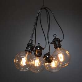 Light Chain START Bulbs 10 E27 IP44 LED Dim Amber Light Chain START Bulbs 10 E27 IP44 LED Dim Amber