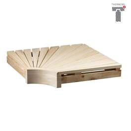 Sauna bench module aspen corner 600x600 Sauna bench module aspen corner 600x600