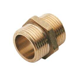 Brass Reducing Double Nipple 3/4-1/2