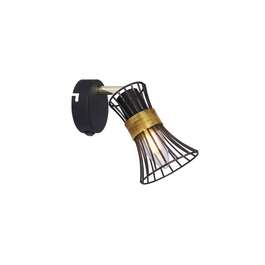 VALGUSTI GLOBO 54814-1 1X40W, E14 MUST/KULD SEINA