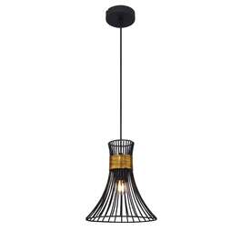 VALGUSTI GLOBO 54814H 1X60W, E27 METALL MUST/KULD