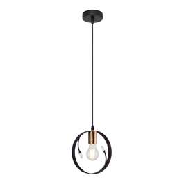 VALGUSTI GLOBO 15346-1 1X60W E27 MUST MET/KRISTALL