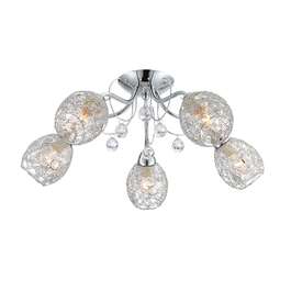 VALGUSTI GLOBO 56689-5 5X40W E14 KROOM/AKRÜÜL