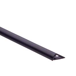 LAATTALISTA P  8mm VÄLISNURK MUST 113 2.5m
