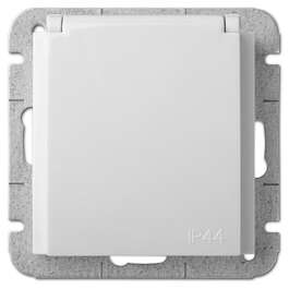 SOCKET  SENTIA MAANDUSEGA IP44 SÜVIS White