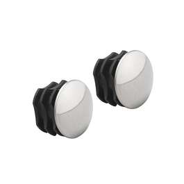 PÄÄTYKAPPI ELFA CHROME/ 2 KPL