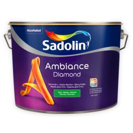 SEINAVÄRV SADOLIN AMBIANCE DIAMOND BW 10L MATT