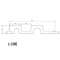 LINERIO MOULDING  L-LINE Left MOCCA 2,65M