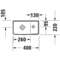 VALAMU DURAVIT D-NEO 40X22CM white