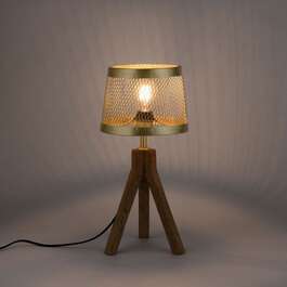 Frederik Table Lamp 60W E27 Matte Brass