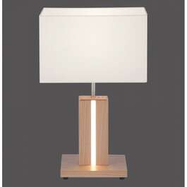 LUMINAIRE AMANDA 40W E27 5W/650lm Wooden Table Lamp