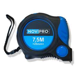 MEASURING TAPE  NOVIPRO 7.5M X 25MM MAGNET UUS