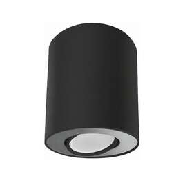 VALGUSTI SET 1XGU10, 10W LED MUST/HÕBE