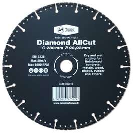 DIAMOND CUTTING DISC  TAMO ALLCUT D125MM UNIVERSAALNE