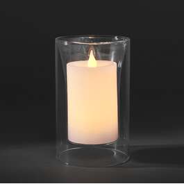 CHRISTMAS LIGHT CANDLE IN GLASS COPPER LED CHRISTMAS LIGHT CANDLE IN GLASS COPPER LED