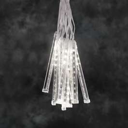 JOULUVALO ICICLE 120 LED IP44 VALKOINEN