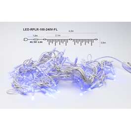 JÕULUVALG.LED-RPLR-100B-FL SININE.SÄDELEV,VAL.KAAB