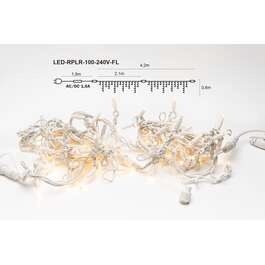 JÕULUVALG.LED-RPLR-100WW-FL KULDNE,SÄDELEV,VAL.KAA