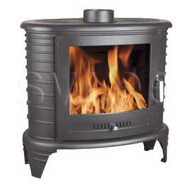 Oval Fireplace 9 kW