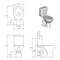 Унитаз SENATOR 010 3/6L+ISTE