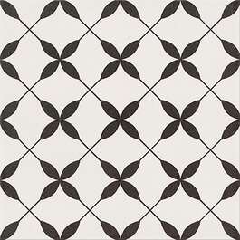 LATTIALAATTA 29.8X29.8 PATCHWORK CLOVER BLACK