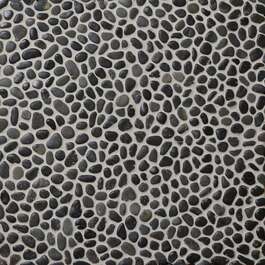 NATURAL STONE  30x30 PEBBLE BLACK