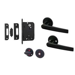 MAGNETLUKU KOMPLEKT WC-UKSELE BLACK
