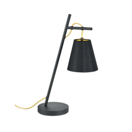 ILLUMINAIRE TRIO ANDREUS E14 MATT BLACK/GOLD TABLE LAMP