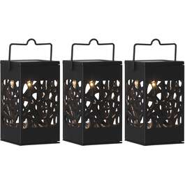 Aurinkopaneelilla varustetut mini puutarhalyhdyt Izola, 3 kpl