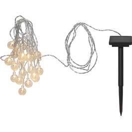 Solar Panel Light String Globini, 20 LED, 4.75 m