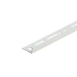 L-SHAPED TILE TRIM  8MM VALGE RAL9016  2.5M