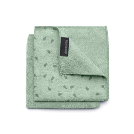 CLEANING CLOTHS BRABANTIA MICROFIBER 2PCS JADE GREEN