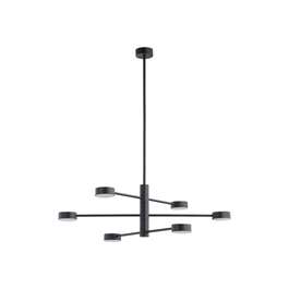 VALGUSTI ORBIT 6X8W G53 MUST /PIRNIDETA/