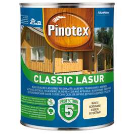 СРЕДСТВО ДЛЯ ЗАЩИТЫ ДРЕВЕСИНЫ PINOTEX CLASSIC LASUR ПРОЗРАЧНЫЙ  1L