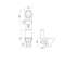 УНИТАЗ.MODUO 43 CO 011 3/5L+ISTE V.SULGUV
