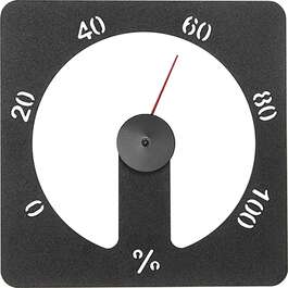 Гигрометр для сауны Lumo Cozmic черный