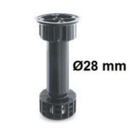 Plastic plinth feet, 100 mm high Plastic plinth feet, 100 mm high