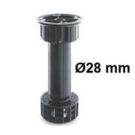 Plastic plinth feet, 100 mm high Plastic plinth feet, 100 mm high